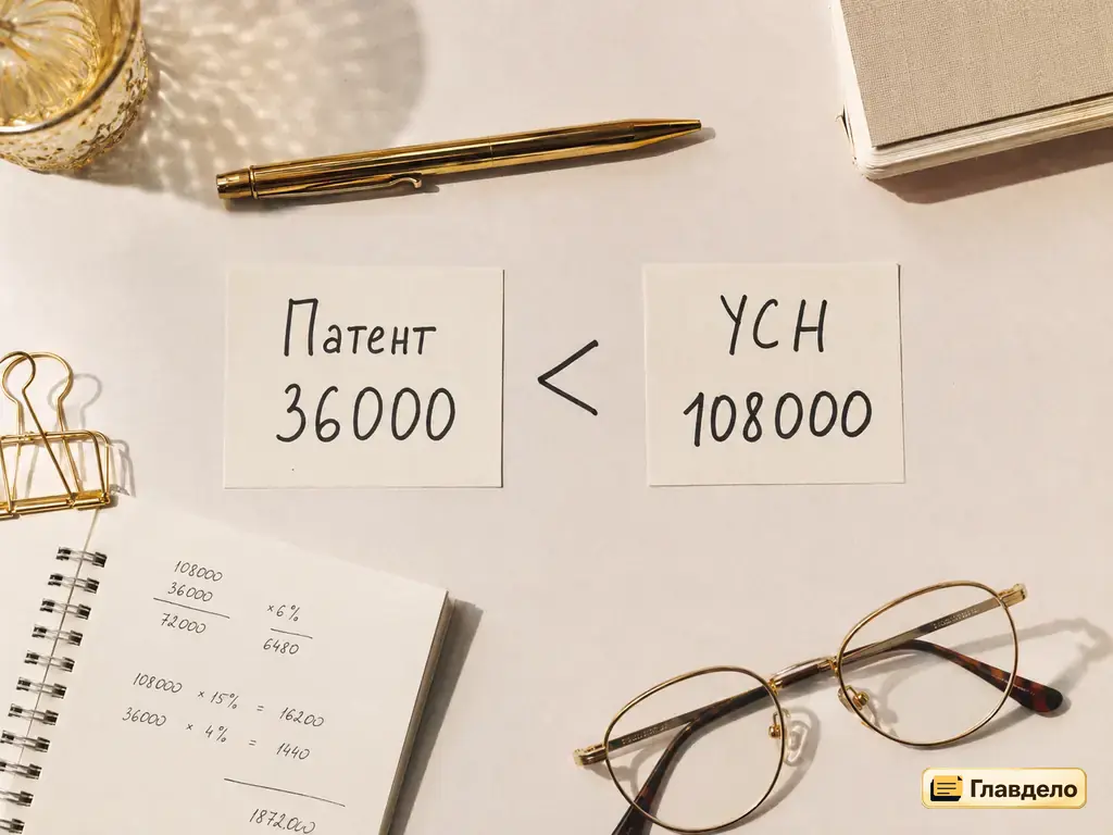 Когда патент выгоднее УСН для ИП: сравнение налога на примере расчёта