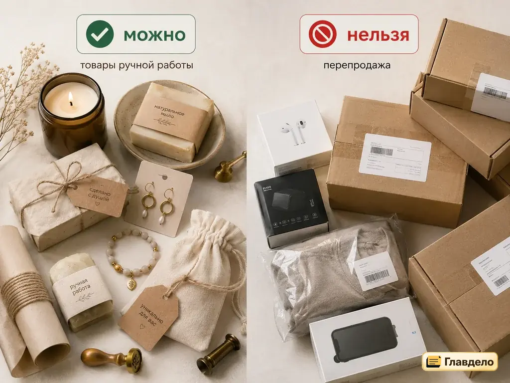 Какие товары можно продавать самозанятому на маркетплейсе в 2026 году
